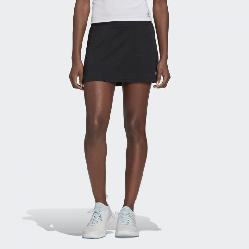 Adidas กระโปรงเทนนิสผู้หญิง Club Tennis Skirt | Black/White ( GL5480 ) - Image 4