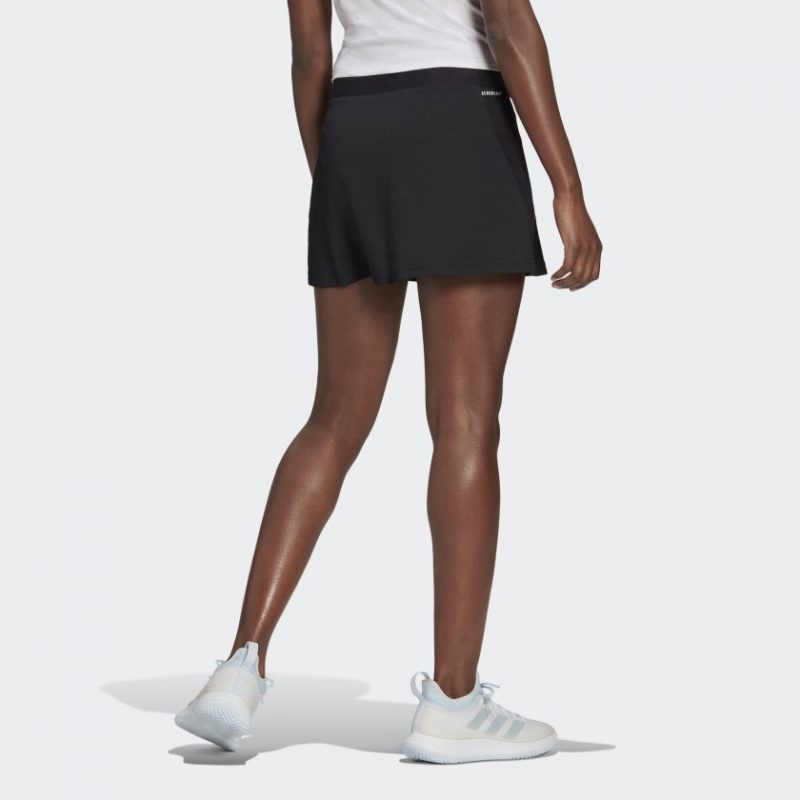 Adidas กระโปรงเทนนิสผู้หญิง Club Tennis Skirt | Black/White ( GL5480 ) - Image 5