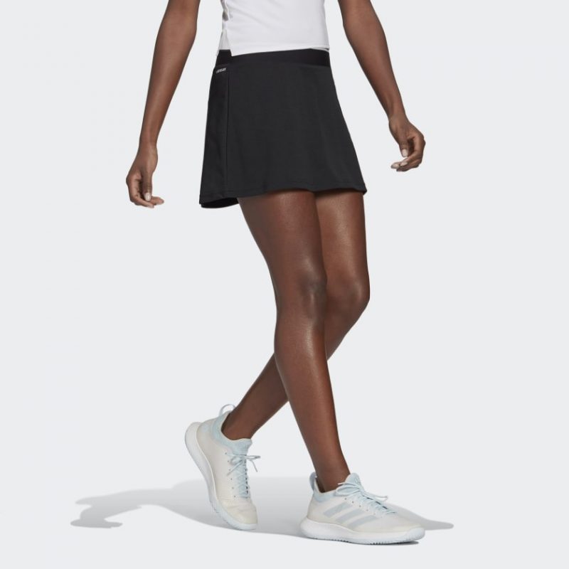 Adidas กระโปรงเทนนิสผู้หญิง Club Tennis Skirt | Black/White ( GL5480 ) - Image 6