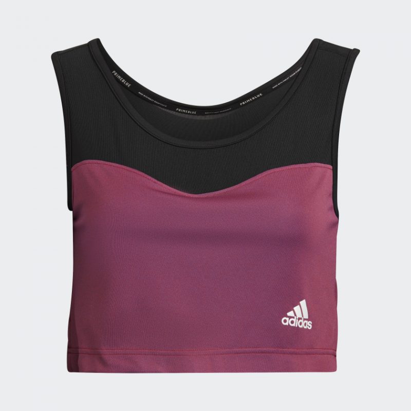 Adidas ชุดบอดี้สูทเทนนิสผู้หญิง Tennis Primeblue Bodysuit | Scarlet/Semi Night Flash ( GP7846 ) - Image 2