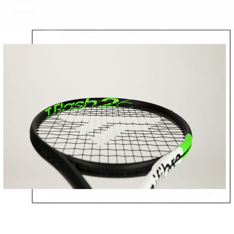 Tecnifibre ไม้เทนนิสเด็ก T-Flash 26 Junior 2020 Tennis Racket Grip 0 | Black/Green/White ( 14FLAS260E ) - Image 13
