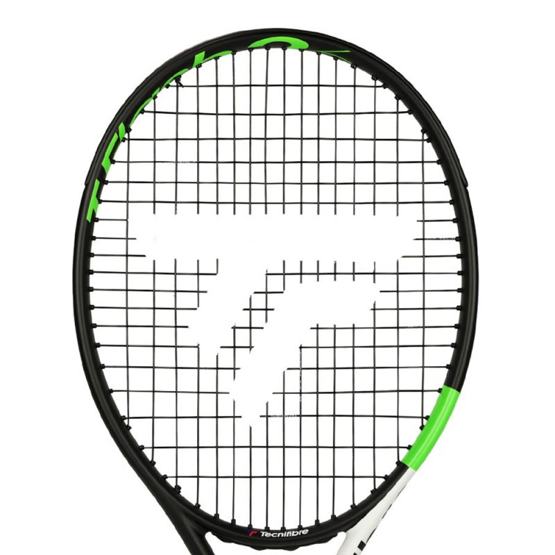 Tecnifibre ไม้เทนนิสเด็ก T-Flash 26 Junior 2020 Tennis Racket Grip 0 | Black/Green/White ( 14FLAS260E ) - Image 8