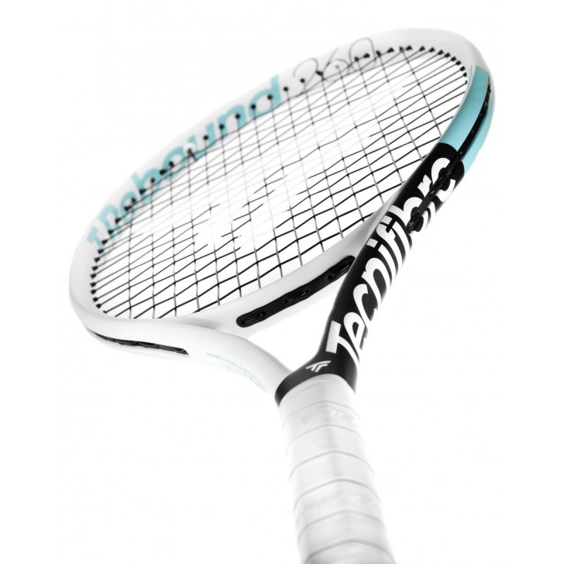Tecnifibre ไม้เทนนิส T-Rebound 260 Tempo3 Powerlite 2021 Tennis Racket Grip 1 | White/Black/Blue ( 14REB26011 ) - Image 17