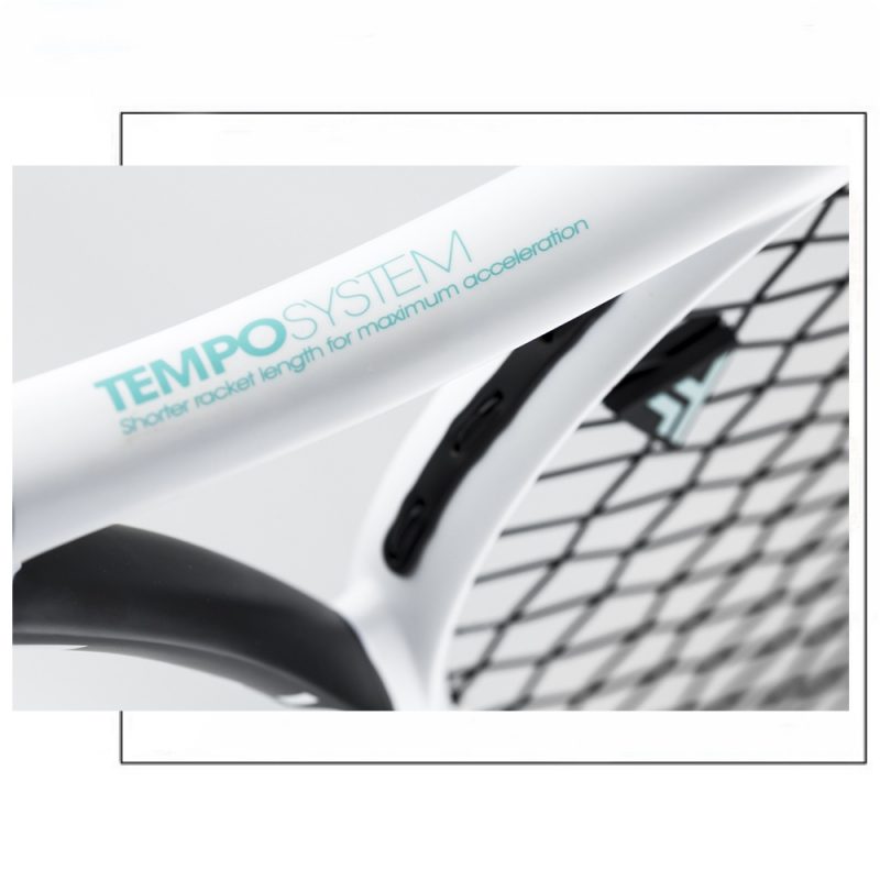 Tecnifibre ไม้เทนนิส T-Rebound 260 Tempo3 Powerlite 2021 Tennis Racket Grip 1 | White/Black/Blue ( 14REB26011 ) - Image 19