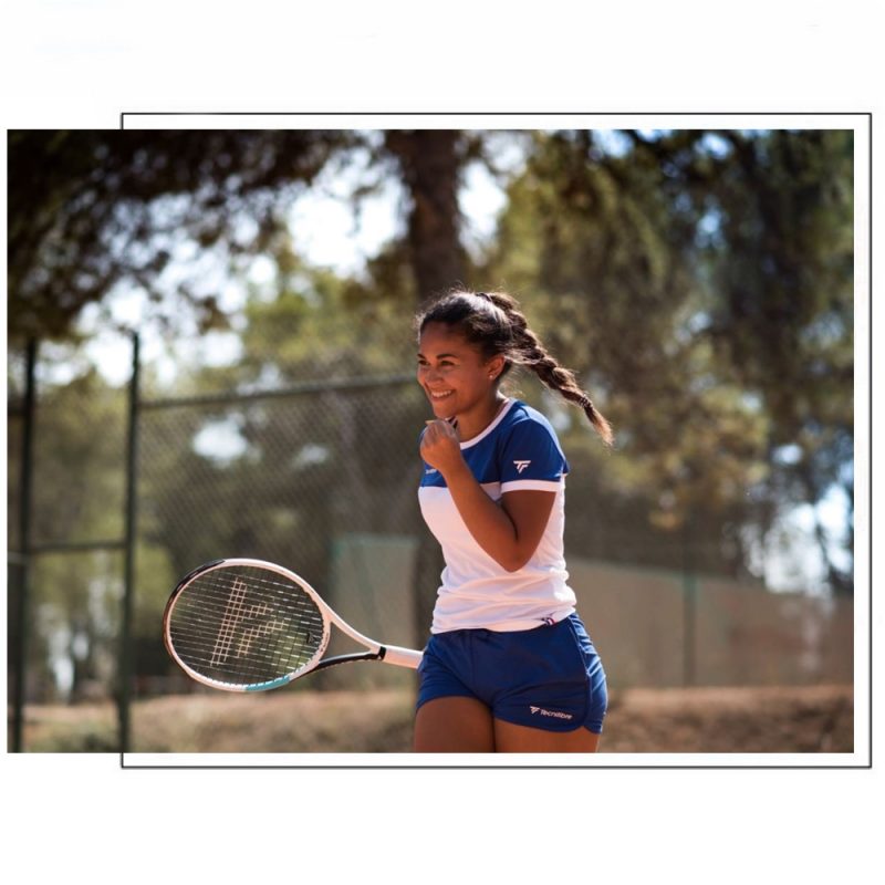 Tecnifibre ไม้เทนนิส T-Rebound 260 Tempo3 Powerlite 2021 Tennis Racket Grip 1 | White/Black/Blue ( 14REB26011 ) - Image 21