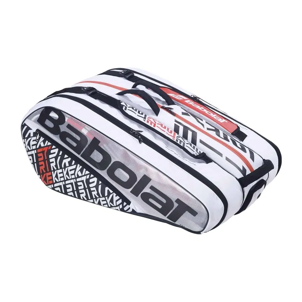 Babolat กระเป๋าเทนนิส RH12 Pure Strike Tennis Bag | White/Red ( 751201 )