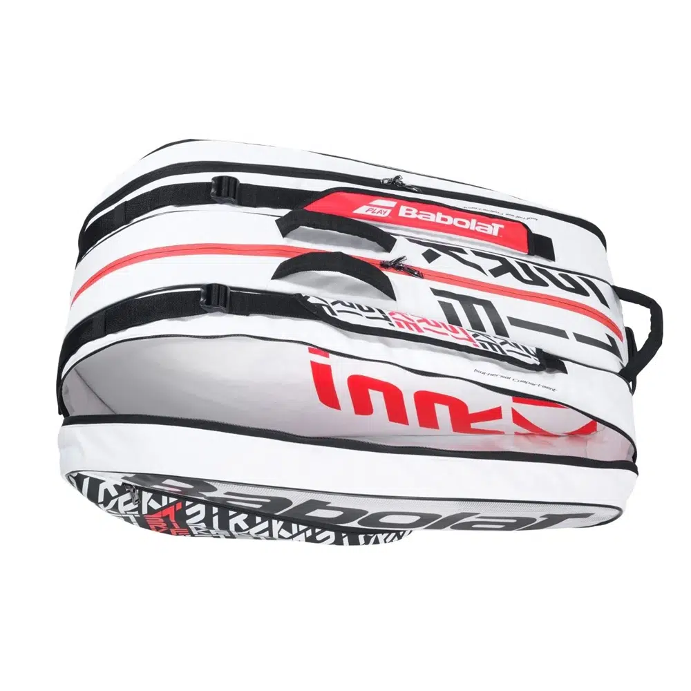 Babolat กระเป๋าเทนนิส RH12 Pure Strike Tennis Bag | White/Red ( 751201 ) - Image 9
