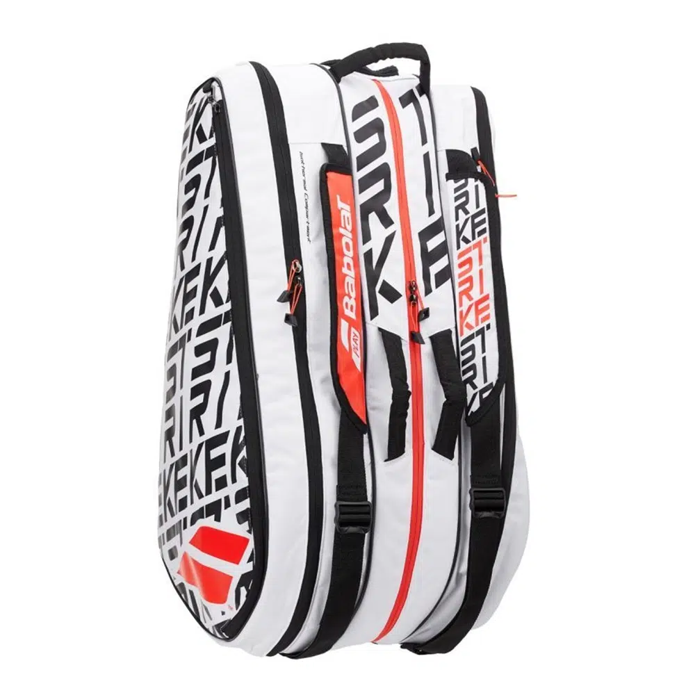 Babolat กระเป๋าเทนนิส RH12 Pure Strike Tennis Bag | White/Red ( 751201 ) - Image 13