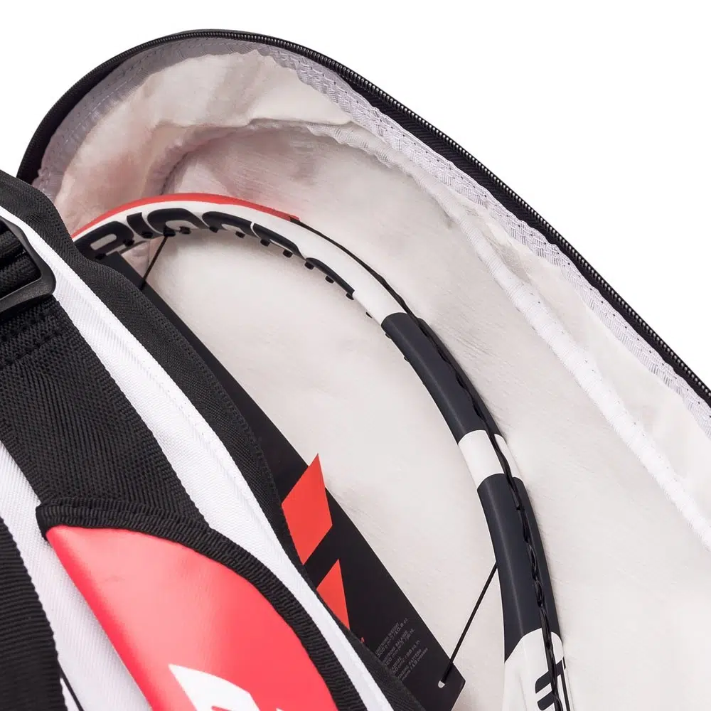 Babolat กระเป๋าเทนนิส RH12 Pure Strike Tennis Bag | White/Red ( 751201 ) - Image 19