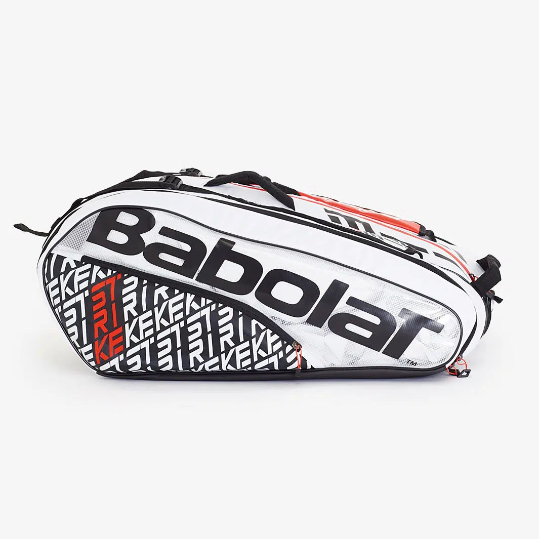 Babolat กระเป๋าเทนนิส RH12 Pure Strike Tennis Bag | White/Red ( 751201 ) - Image 20