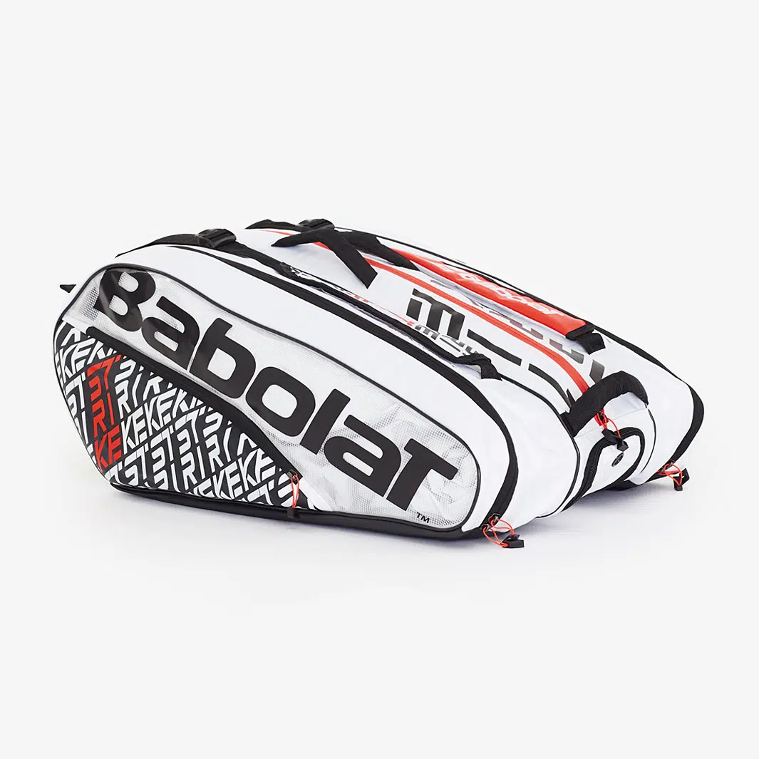 Babolat กระเป๋าเทนนิส RH12 Pure Strike Tennis Bag | White/Red ( 751201 ) - Image 21