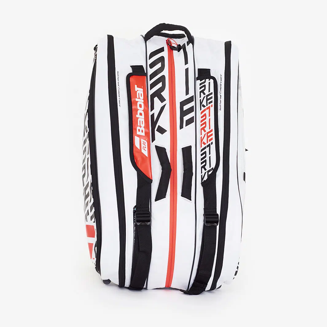 Babolat กระเป๋าเทนนิส RH12 Pure Strike Tennis Bag | White/Red ( 751201 ) - Image 23