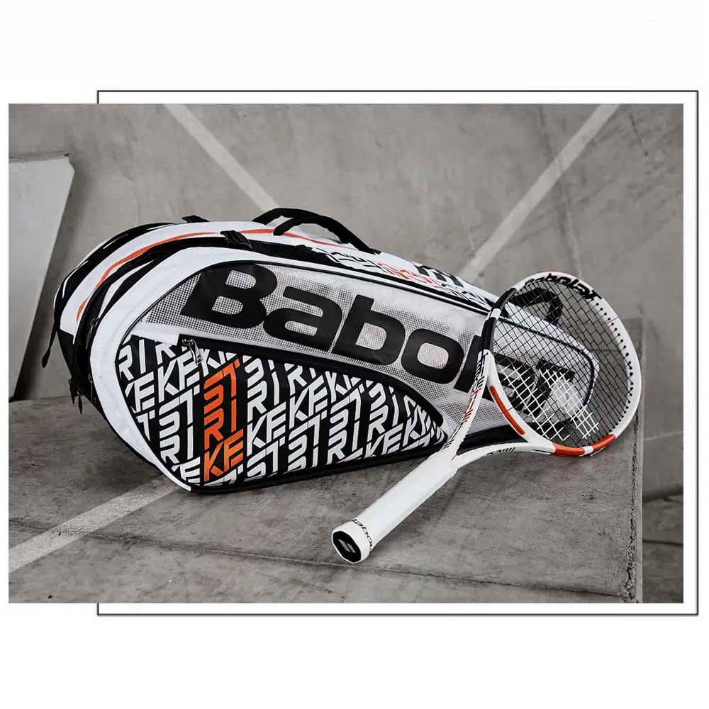 Babolat กระเป๋าเทนนิส RH12 Pure Strike Tennis Bag | White/Red ( 751201 ) - Image 25