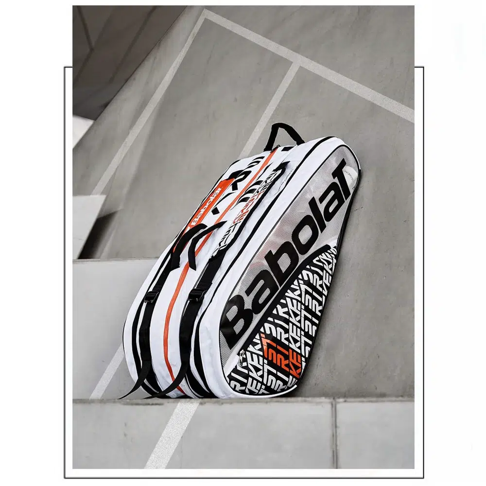 Babolat กระเป๋าเทนนิส RH12 Pure Strike Tennis Bag | White/Red ( 751201 ) - Image 28