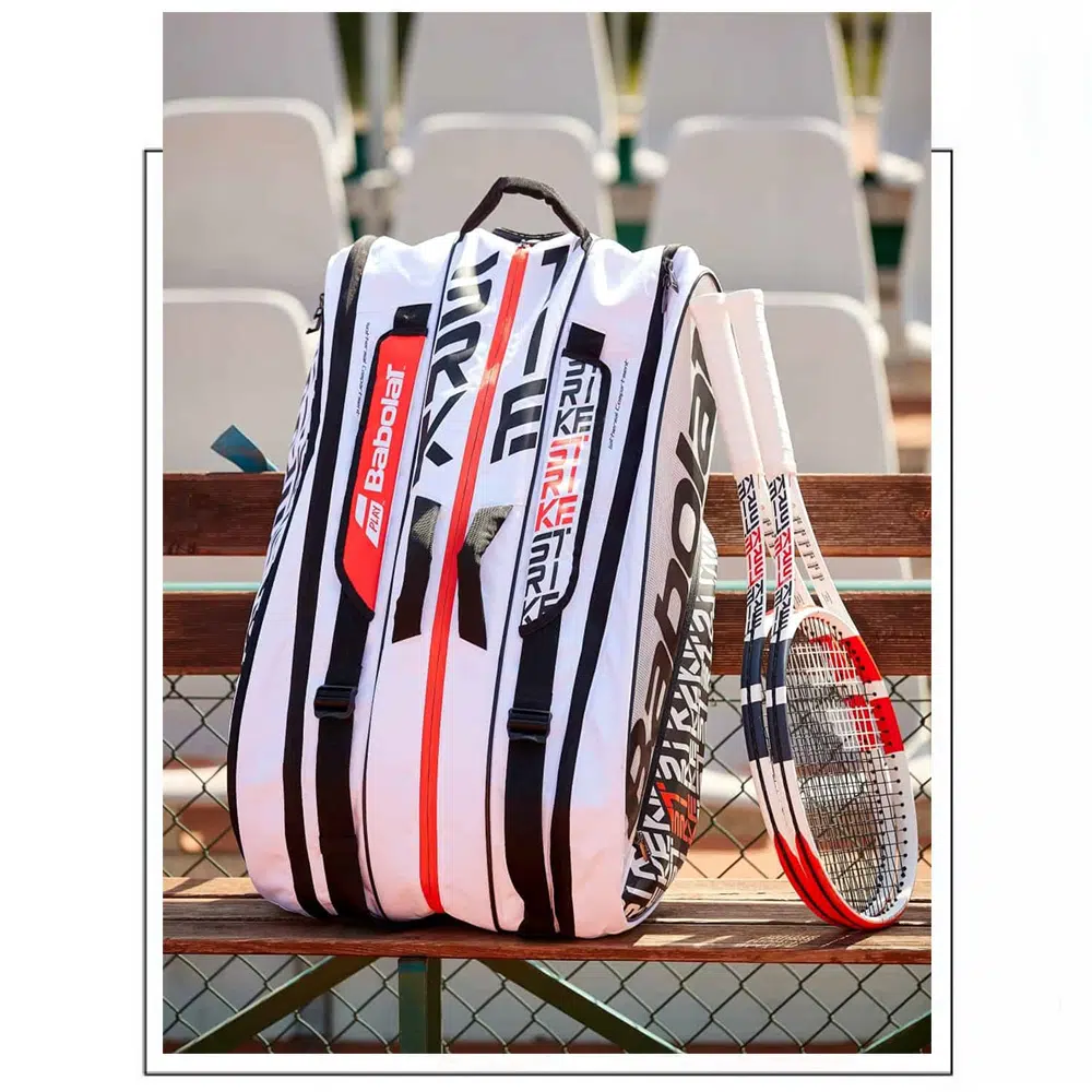Babolat กระเป๋าเทนนิส RH12 Pure Strike Tennis Bag | White/Red ( 751201 ) - Image 29