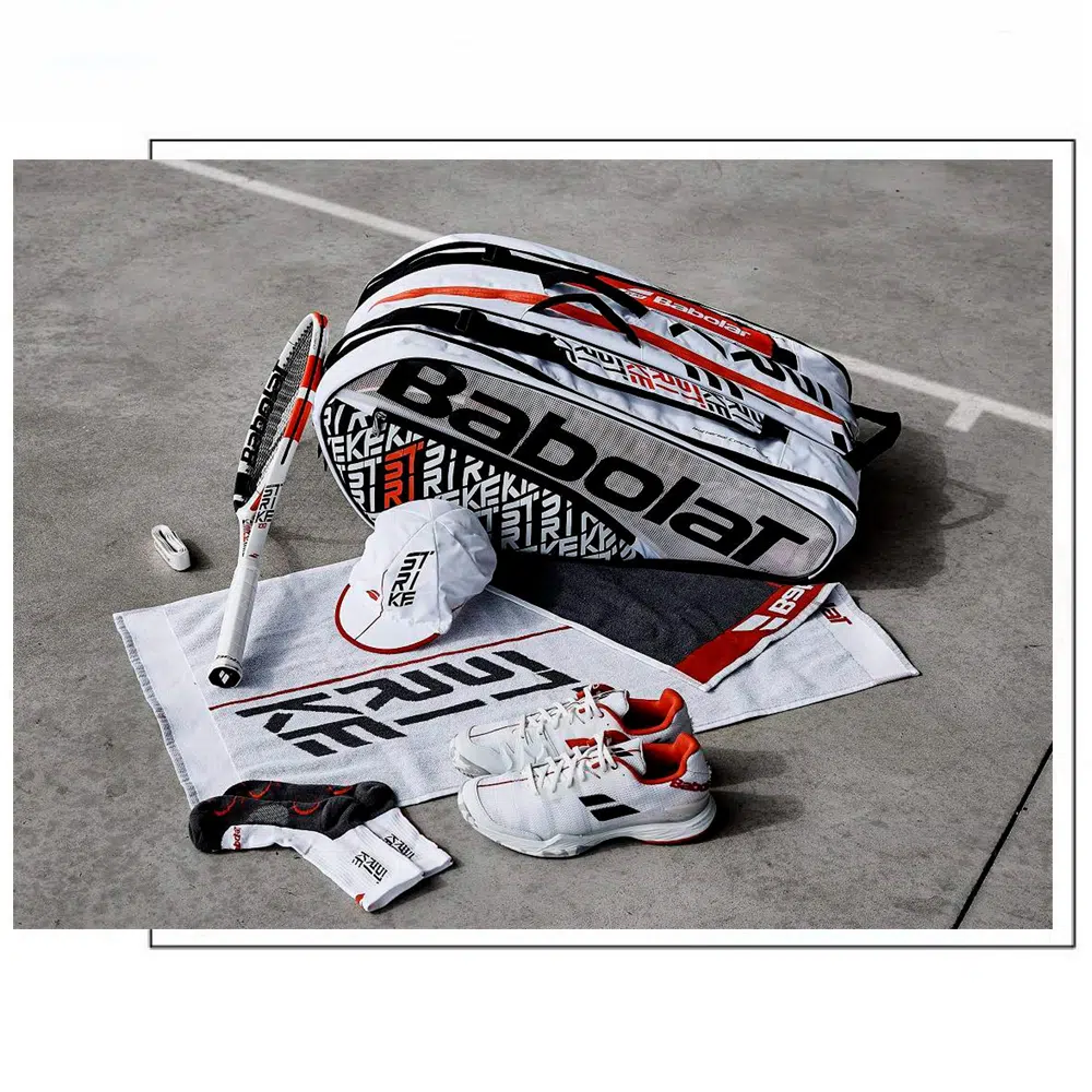 Babolat กระเป๋าเทนนิส RH12 Pure Strike Tennis Bag | White/Red ( 751201 ) - Image 30