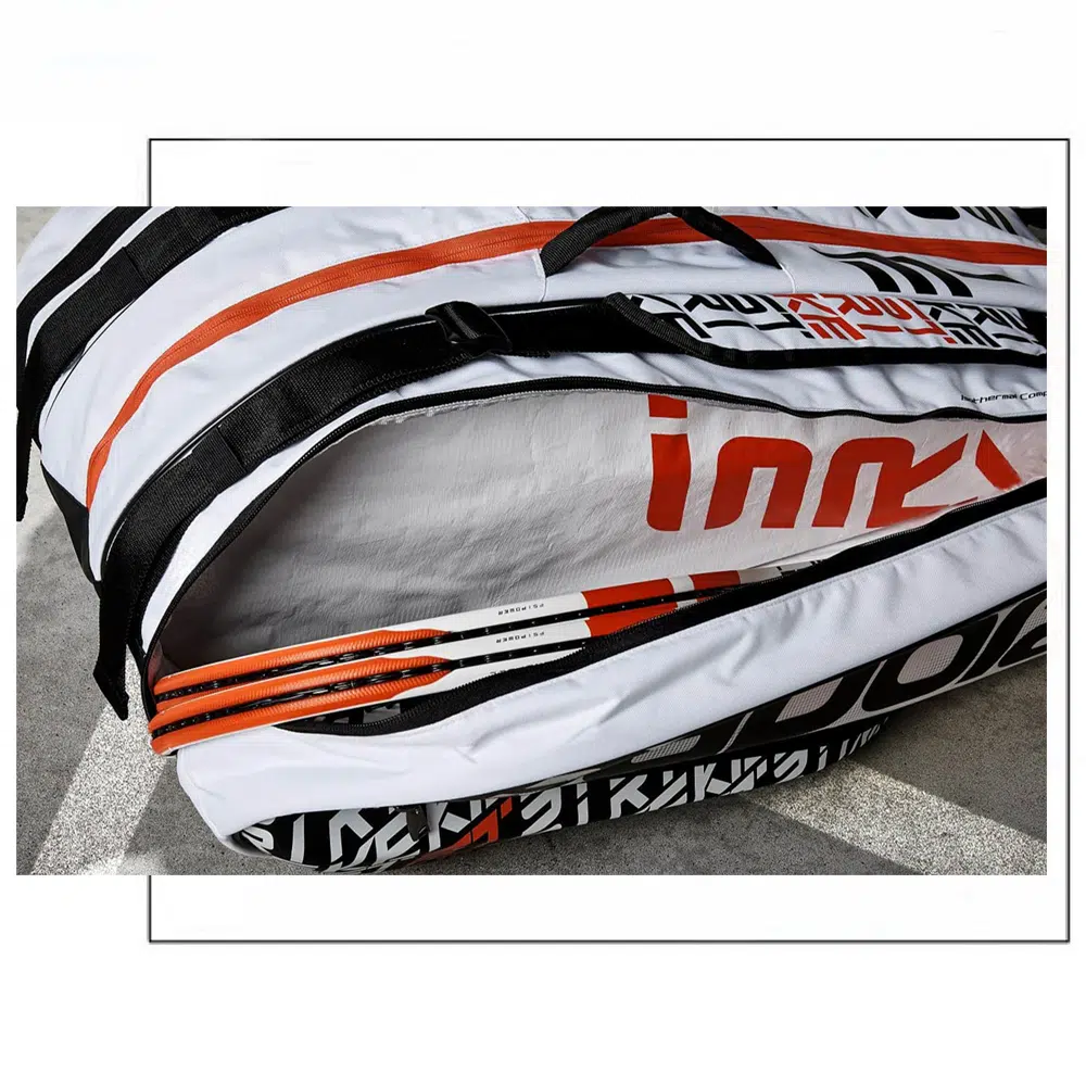 Babolat กระเป๋าเทนนิส RH12 Pure Strike Tennis Bag | White/Red ( 751201 ) - Image 32