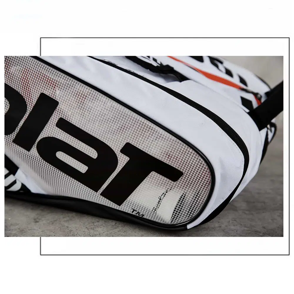 Babolat กระเป๋าเทนนิส RH12 Pure Strike Tennis Bag | White/Red ( 751201 ) - Image 33
