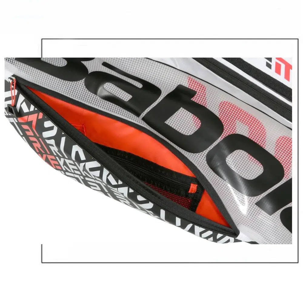 Babolat กระเป๋าเทนนิส RH12 Pure Strike Tennis Bag | White/Red ( 751201 ) - Image 35