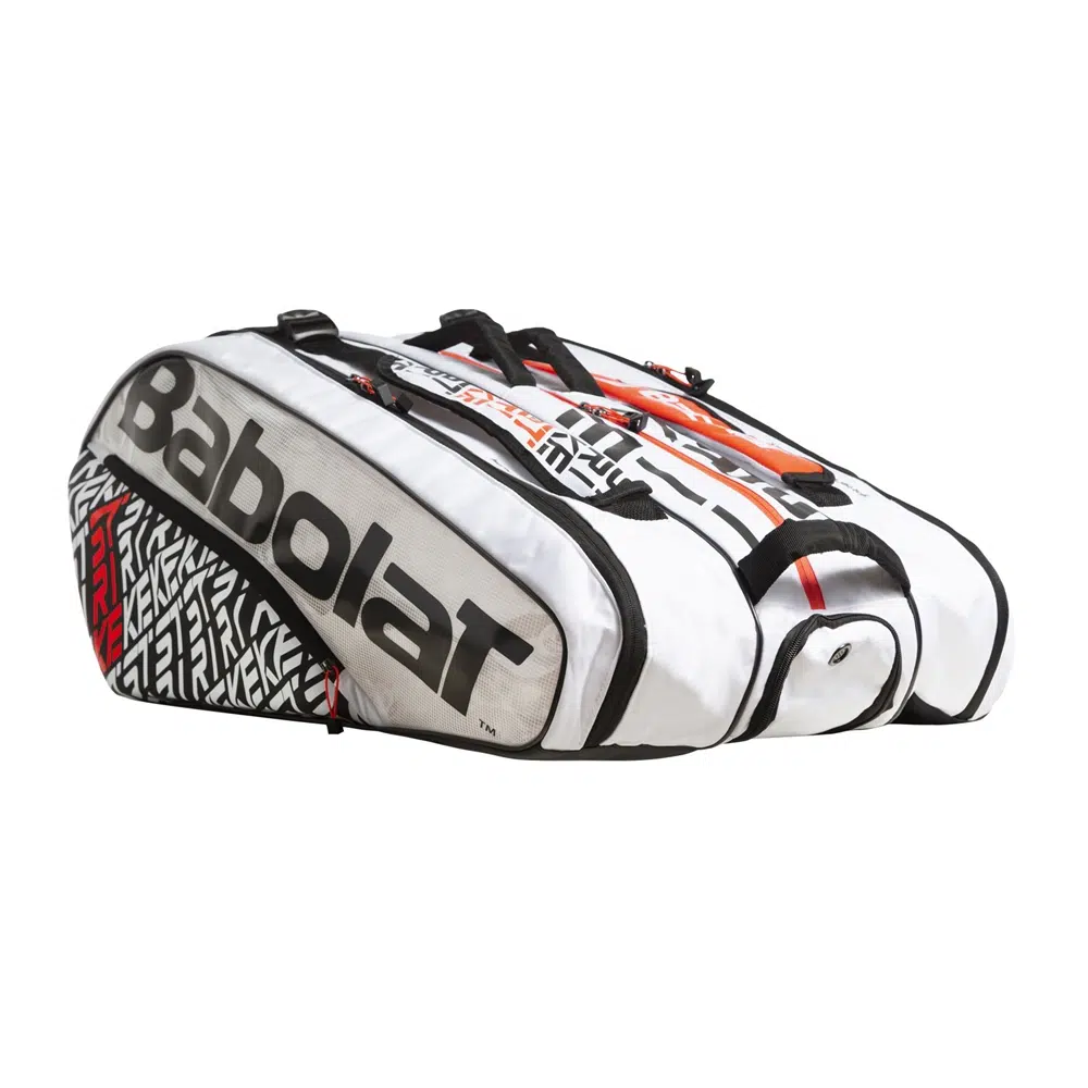 Babolat กระเป๋าเทนนิส RH12 Pure Strike Tennis Bag | White/Red ( 751201 ) - Image 7