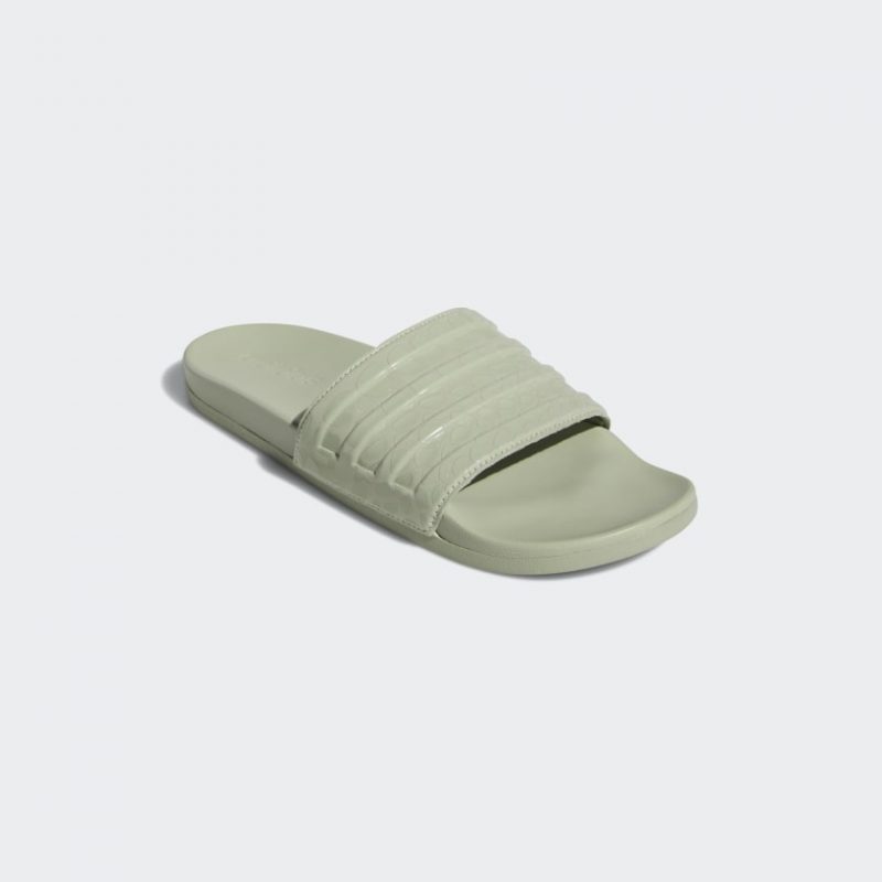 Adidas รองเท้าแตะ Adilette Comfort Slides | Halo Green/Halo Green/Halo Green ( FY8547 ) - Image 2