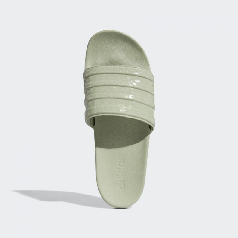 Adidas รองเท้าแตะ Adilette Comfort Slides | Halo Green/Halo Green/Halo Green ( FY8547 ) - Image 5