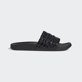 Adidas à¸£à¸­à¸à¹à¸à¹à¸²à¹à¸à¸° Adilette Comfort Slides | Core Black/Linen/Signal Pink ( FY8555 ) - APX 