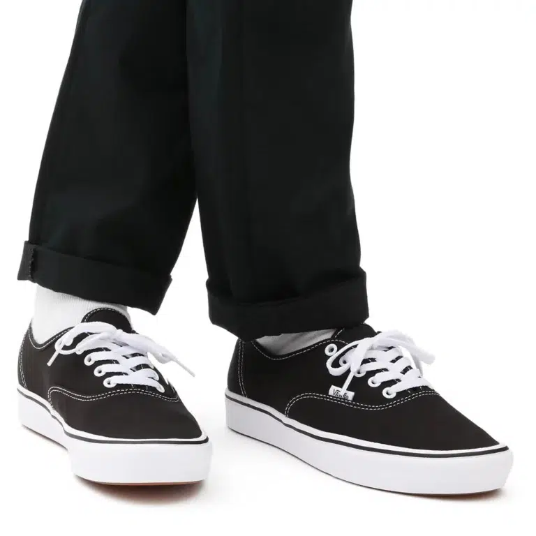 Vans รองเท้าผ้าใบ Authentic ComfyCush | Black/True White ( VN0A3WM7VNE ) - Image 9