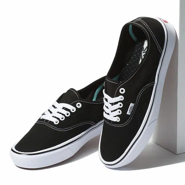 Vans รองเท้าผ้าใบ Authentic ComfyCush | Black/True White ( VN0A3WM7VNE ) - Image 12