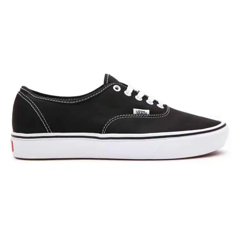 Vans รองเท้าผ้าใบ Authentic ComfyCush | Black/True White ( VN0A3WM7VNE )