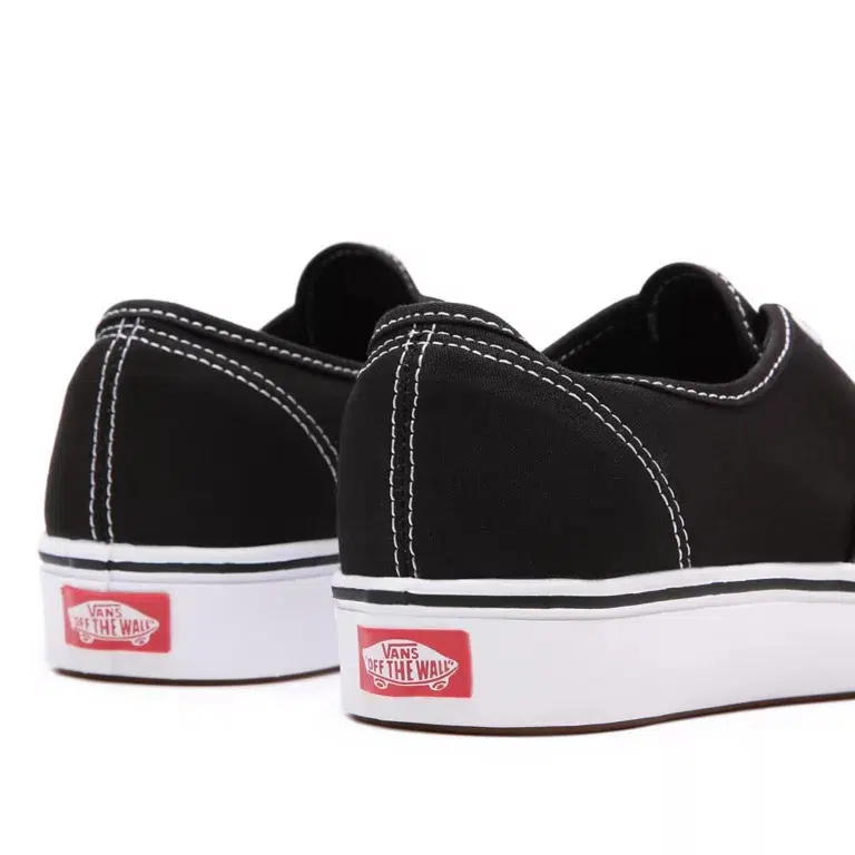 Vans รองเท้าผ้าใบ Authentic ComfyCush | Black/True White ( VN0A3WM7VNE ) - Image 4