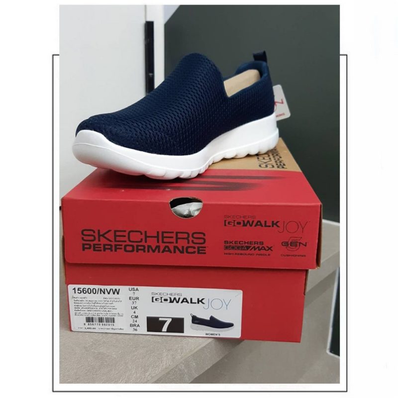 Skechers รองเท้าเดินผู้หญิง GOwalk Joy | Navy/White ( 15600-NVY ) - Image 15