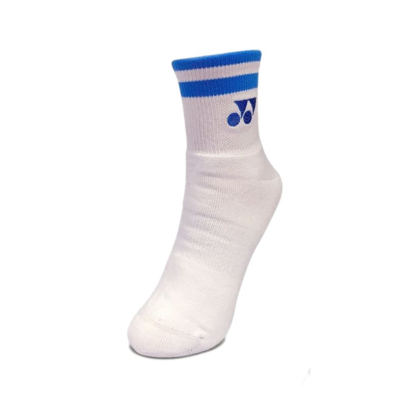Yonex ถุงเท้าเทนนิส Sport Socks | White/Blue ( 21002 )