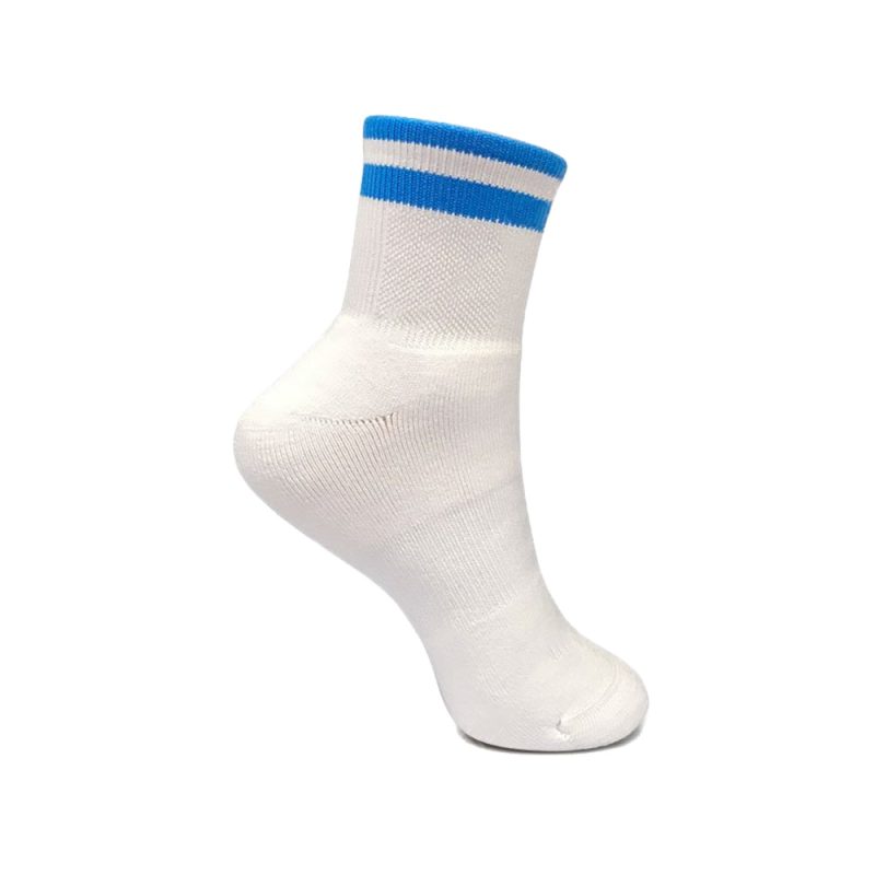 Yonex ถุงเท้าเทนนิส Sport Socks | White/Blue ( 21002 ) - Image 3