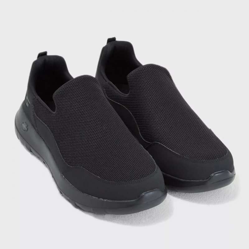 Skechers รองเท้าเดินผู้ชาย GOwalk Max | Black ( 54626-BBK ) - Image 4