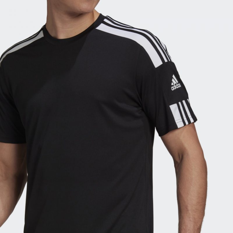 Adidas เสื้อกีฬาผู้ชาย Squadra 21 Jersey | Black/White ( GN5720 ) - Image 6