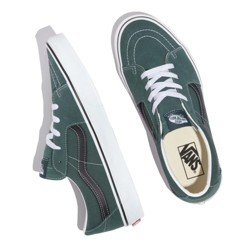 Vans รองเท้าผ้าใบ Sk8-Low Utility | Jungle Green/Black ( VN0A4UUKA5U ) - Image 14