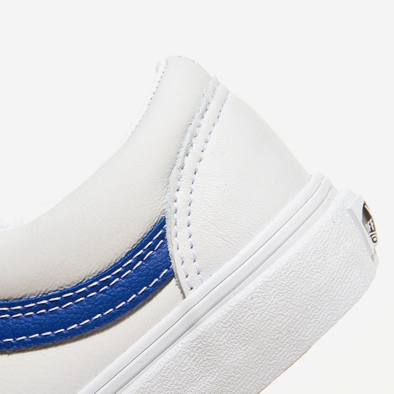 Vans รองเท้าผ้าใบ Style 36 Leather Pop | Blue/True White ( VN0A54F6A6C ) - Image 11