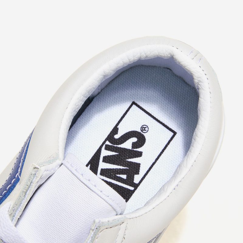 Vans รองเท้าผ้าใบ Style 36 Leather Pop | Blue/True White ( VN0A54F6A6C ) - Image 12