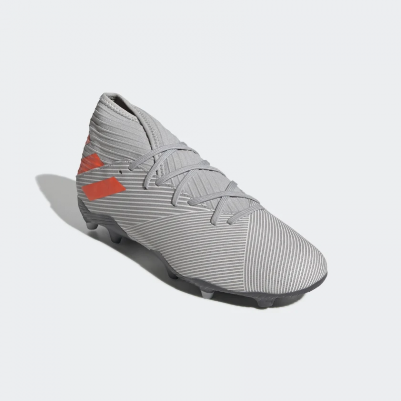 Adidas รองเท้าฟุตบอล / สตั๊ด Nemeziz 19.3 FG | Grey Two/Solar Orange/Chalk White ( EF8287 ) - Image 3