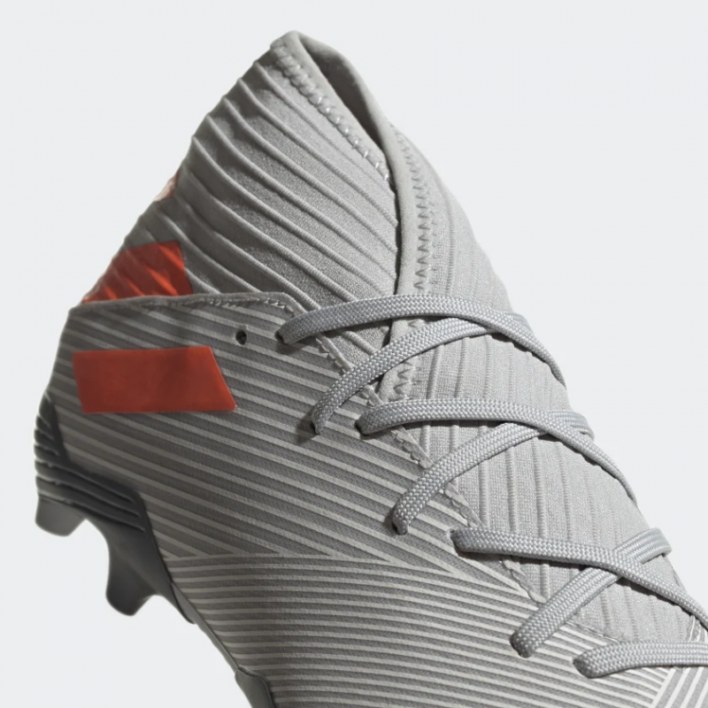 Adidas รองเท้าฟุตบอล / สตั๊ด Nemeziz 19.3 FG | Grey Two/Solar Orange/Chalk White ( EF8287 ) - Image 8