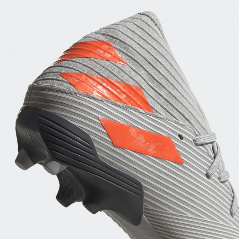 Adidas รองเท้าฟุตบอล / สตั๊ด Nemeziz 19.3 FG | Grey Two/Solar Orange/Chalk White ( EF8287 ) - Image 9
