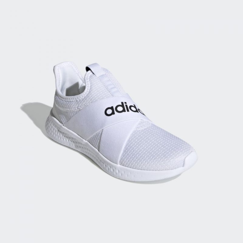 Adidas รองเท้าผ้าใบผู้หญิง Puremotion Adapt | Cloud White/Core Black/Dove Grey ( FX7325 ) - Image 2