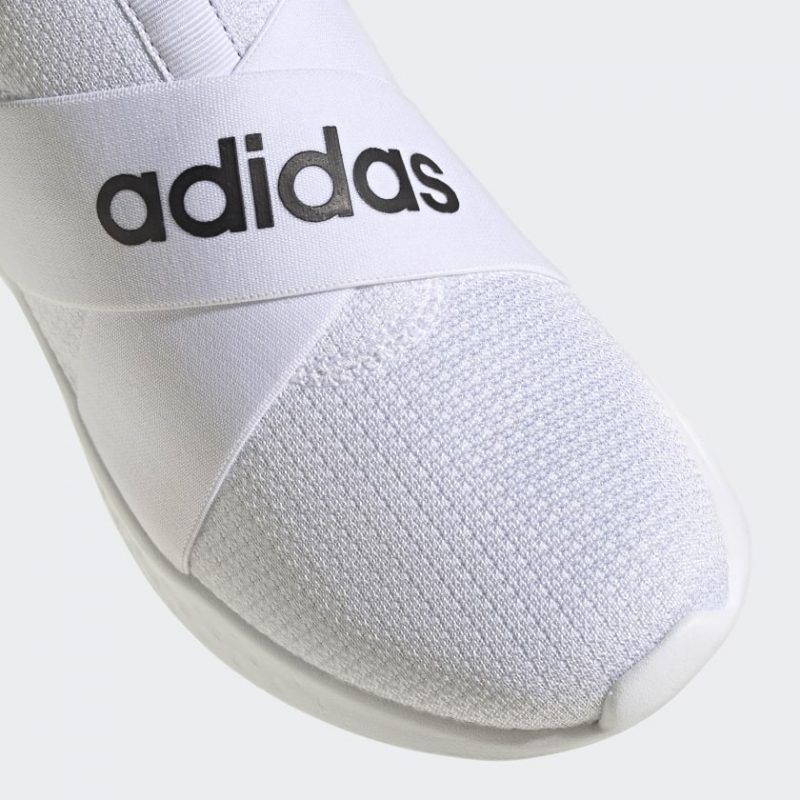 Adidas รองเท้าผ้าใบผู้หญิง Puremotion Adapt | Cloud White/Core Black/Dove Grey ( FX7325 ) - Image 7