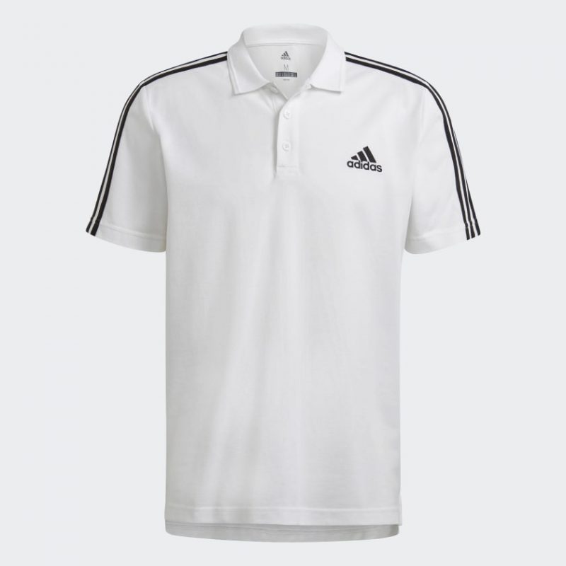 Adidas เสื้อ AEROREADY Essentials Piqué Embroidered Small Logo 3-Stripes Polo Shirt ( GK9138 )