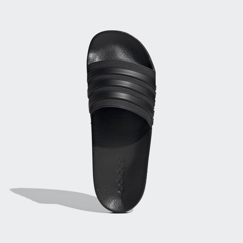 Adidas รองเท้าแตะ Adilette Shower Slides | Core Black/Core Black/Core Black ( GZ1013 ) - Image 5