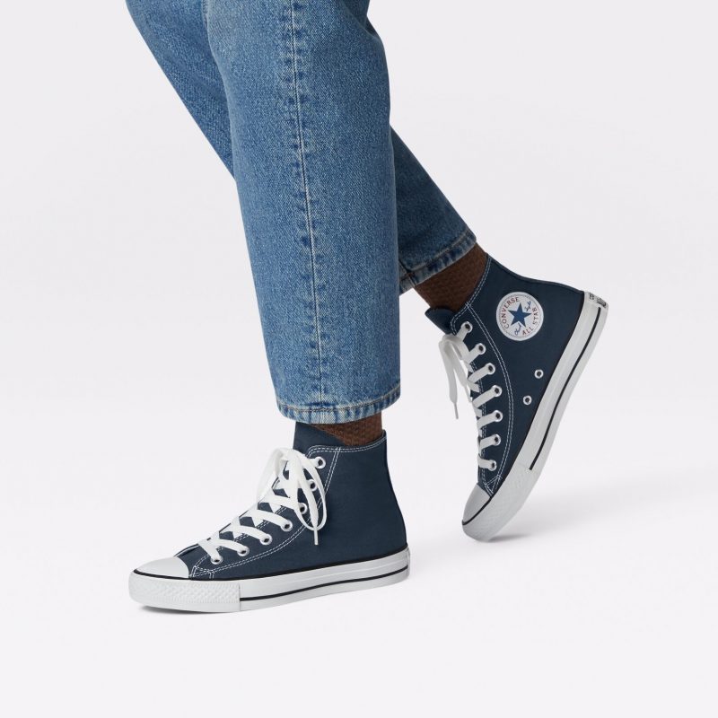 Converse รองเท้าผ้าใบหุ้มข้อ Chuck Taylor All Star Classic Hi | Navy ( M9622CNA ) - Image 10