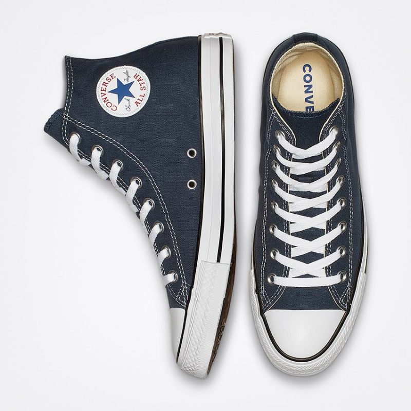 Converse รองเท้าผ้าใบหุ้มข้อ Chuck Taylor All Star Classic Hi | Navy ( M9622CNA ) - Image 7