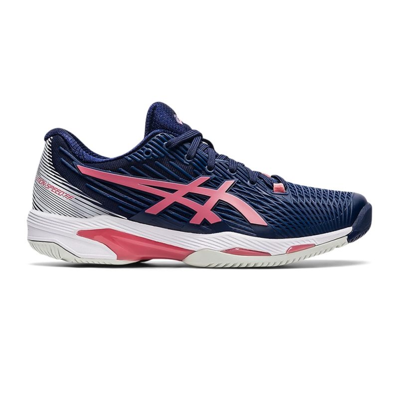 Asics รองเท้าเทนนิสผู้หญิง Solution Speed FF 2 | Peacoat/Smokey Rose ( 1042A136-402 )