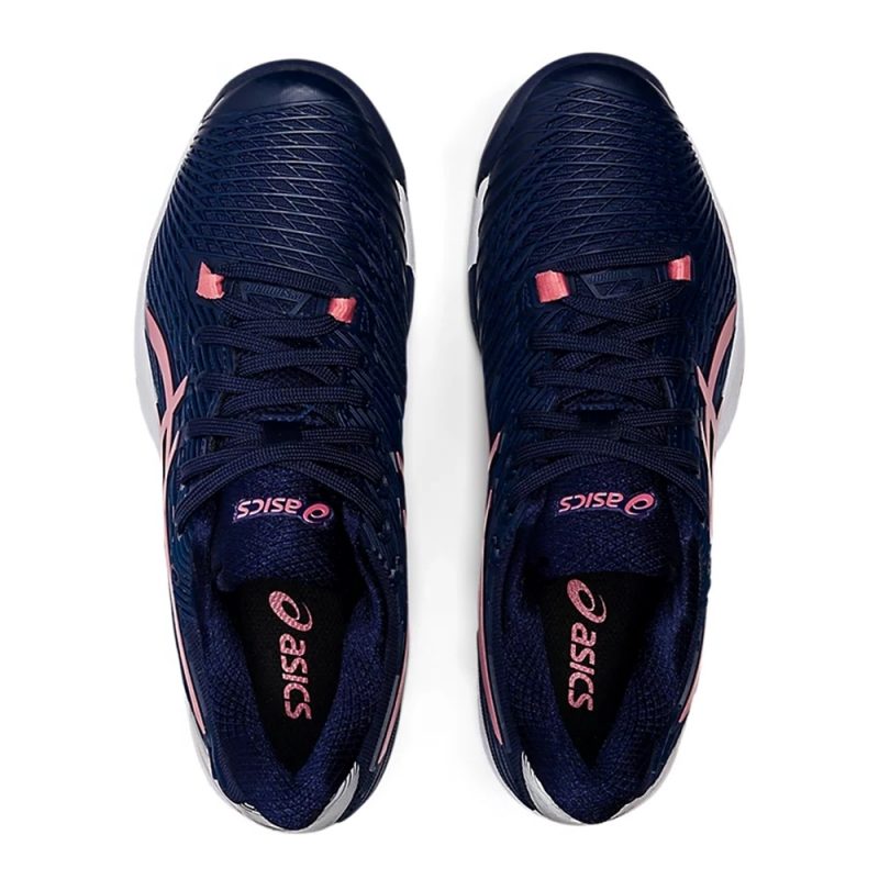 Asics รองเท้าเทนนิสผู้หญิง Solution Speed FF 2 | Peacoat/Smokey Rose ( 1042A136-402 ) - Image 6